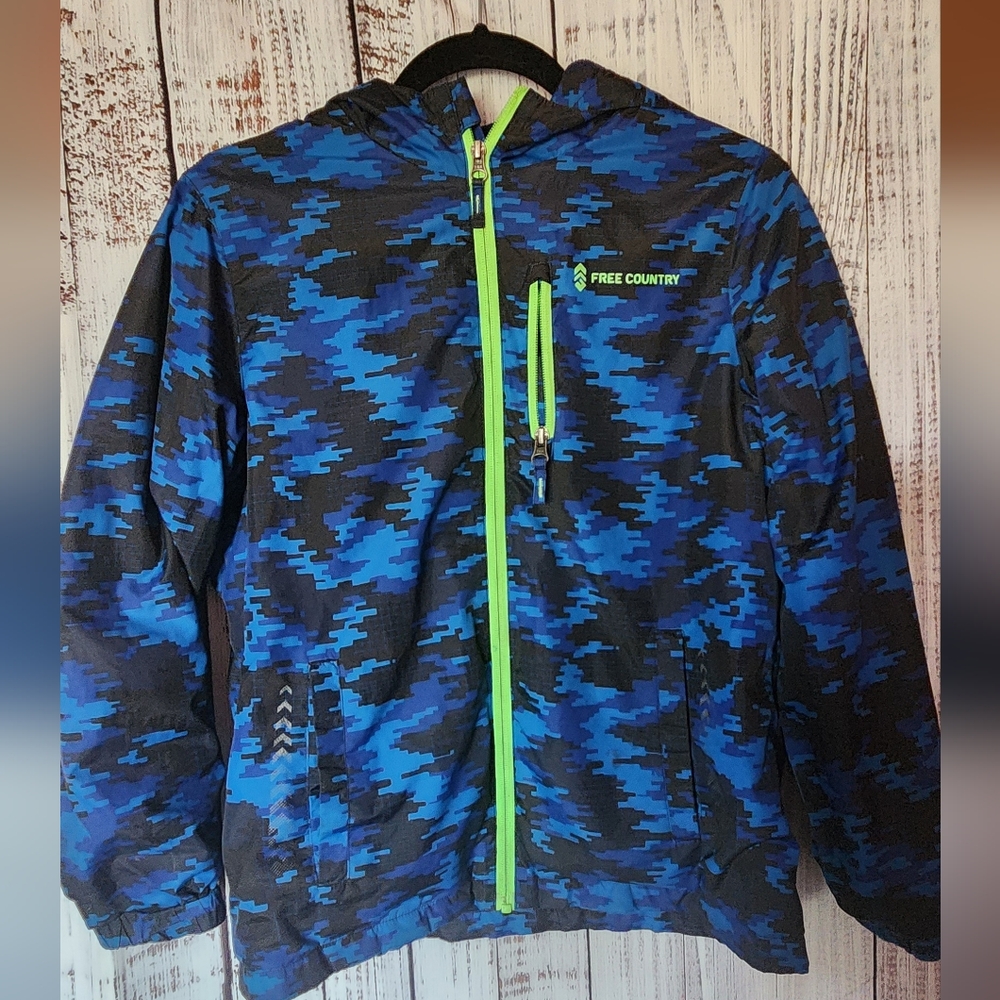 Free Country Kids Jacket - Blue and Black